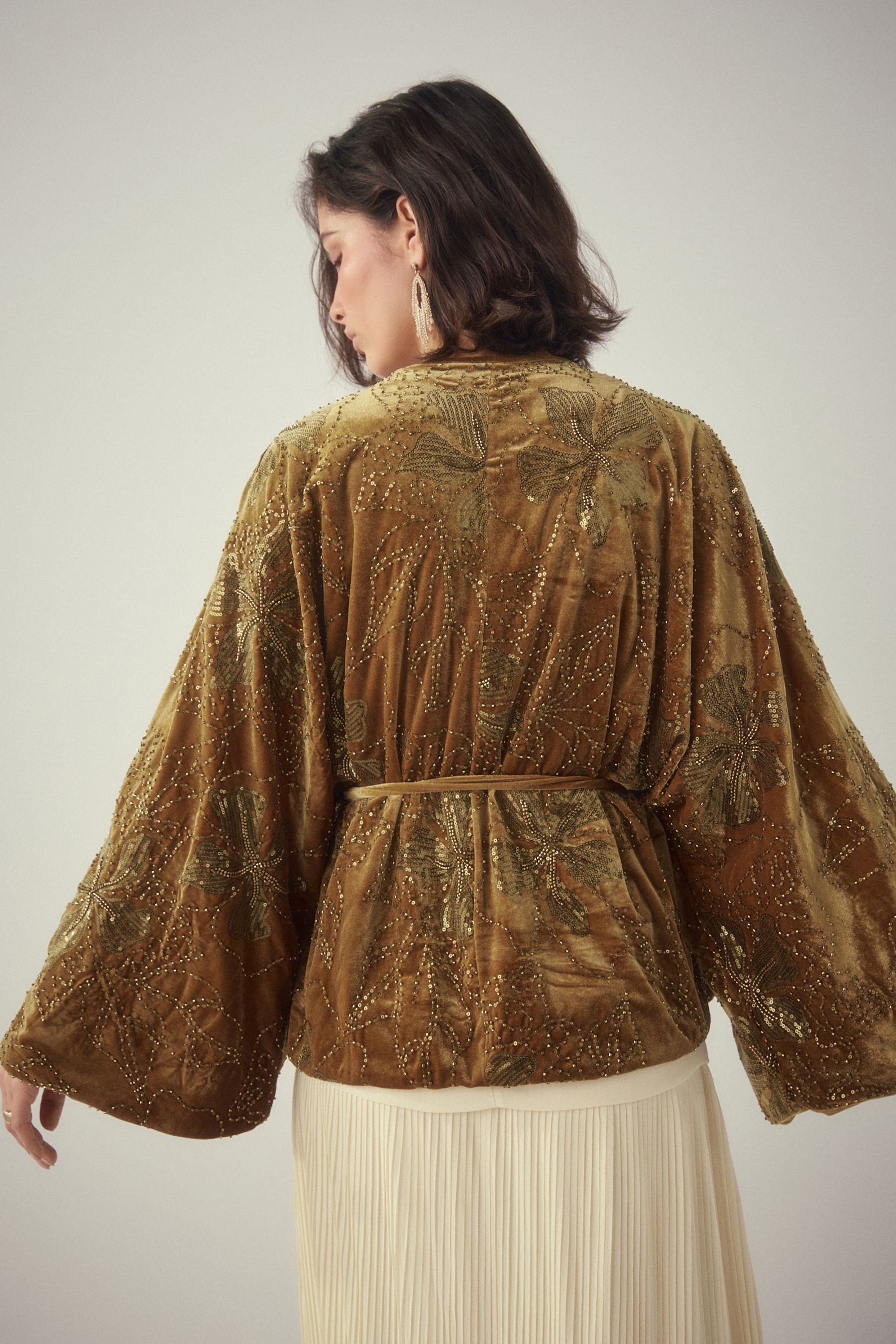 Next Langjacke Taillierte Jacke aus Samt günstig online kaufen