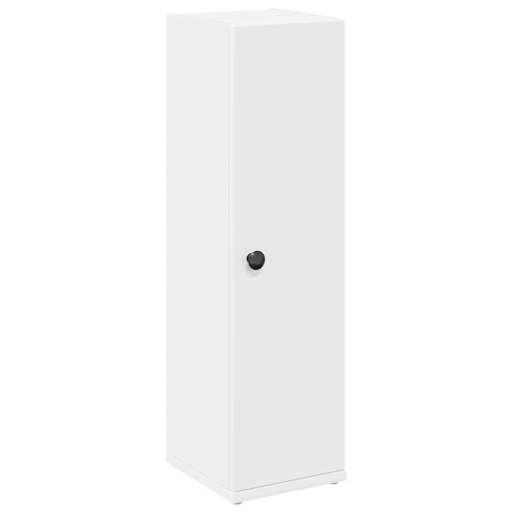 vidaXL Badezimmer-Set Badezimmerschrank mit Rollenhalter Weiß günstig online kaufen