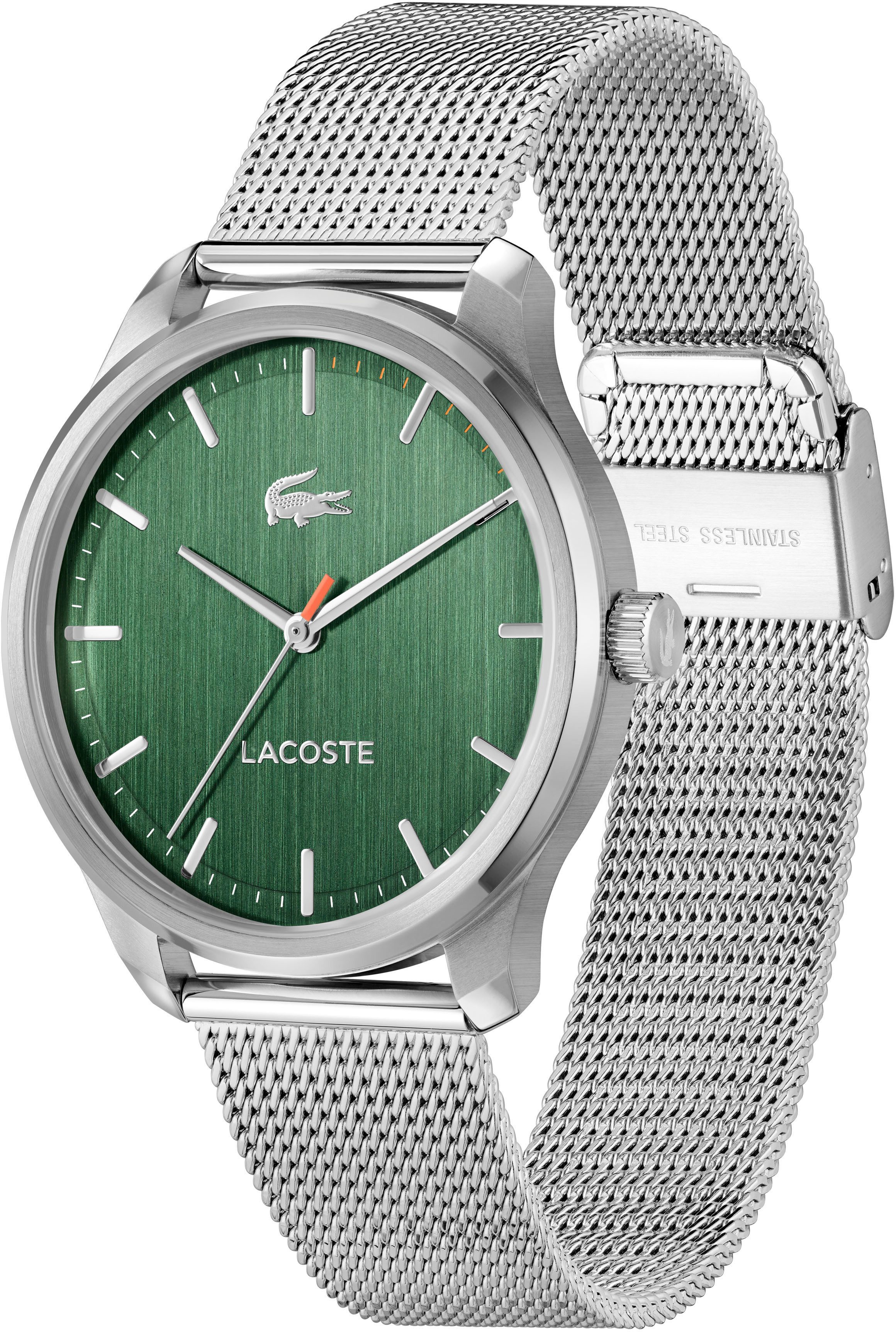 Lacoste Quarzuhr LISBON 2011374, Armbanduhr, Herrenuhr, Edelstahlarmband, a günstig online kaufen