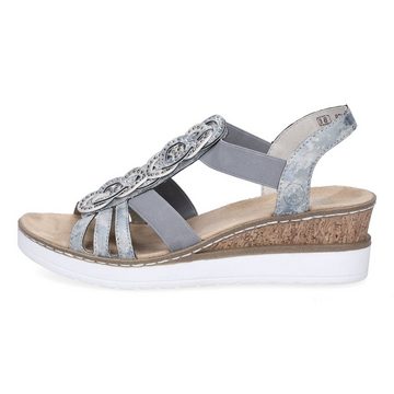 Rieker Rieker Damen Sandalette blau Sandale