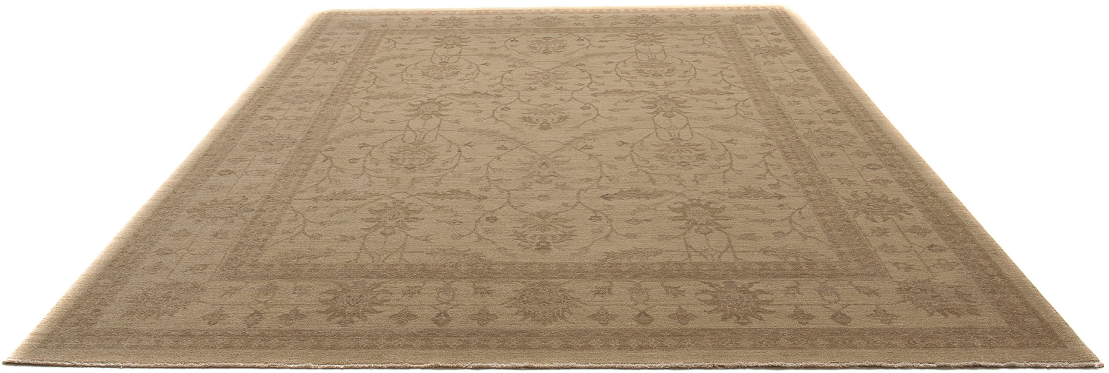 Orientteppich Ziegler - Einzelstück rechteckig, Höhe: mit beige, Handgeknüpft, 303 mm, 6 - cm 245 morgenland, x Zertifikat Wohnzimmer