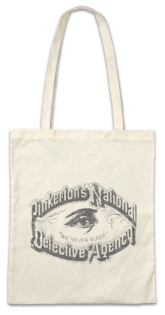 Beuteltasche Pinkteron's Detective Agency Stofftasche Boardwalk National Symbol