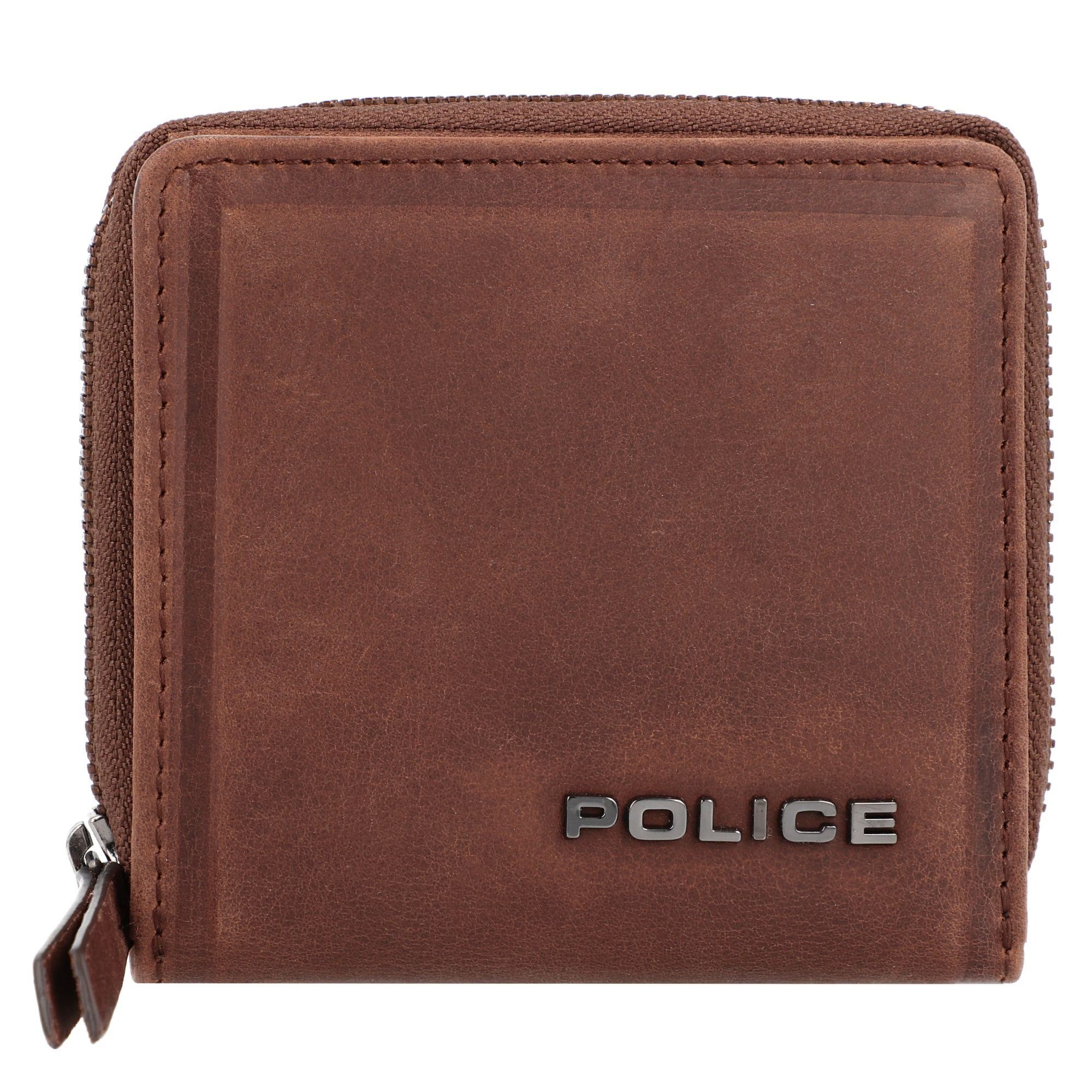 Police Geldbörse, Leder brown
