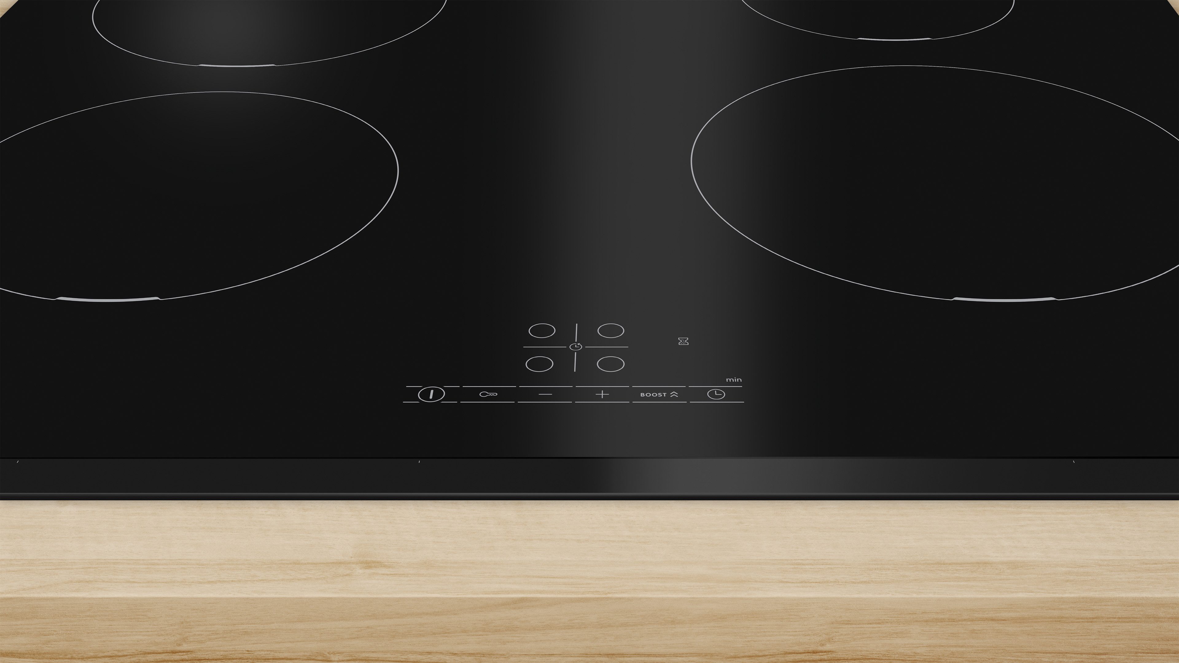 BOSCH Induktions-Kochfeld Serie 4 PIE631BB5E, Schneller Power Boost & einfache Touch Select-Bedienung