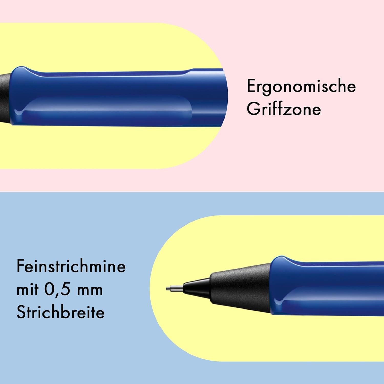 LAMY Druckbleistift LAMY Druckbleistift Safari BLAU mit Mine 0,5mm und Radiergummi