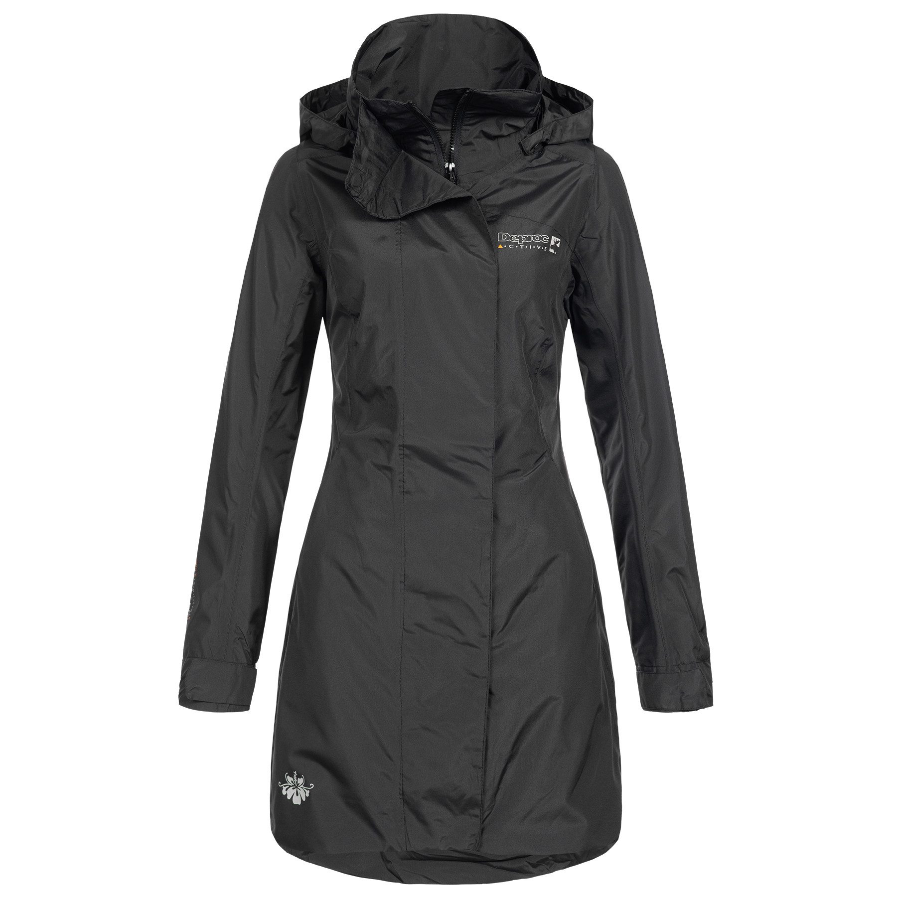 DEPROC Active Regenmantel MARRYSTONE Magnetverschluss an Frontpatte, auch in Großen Größen erhältlich