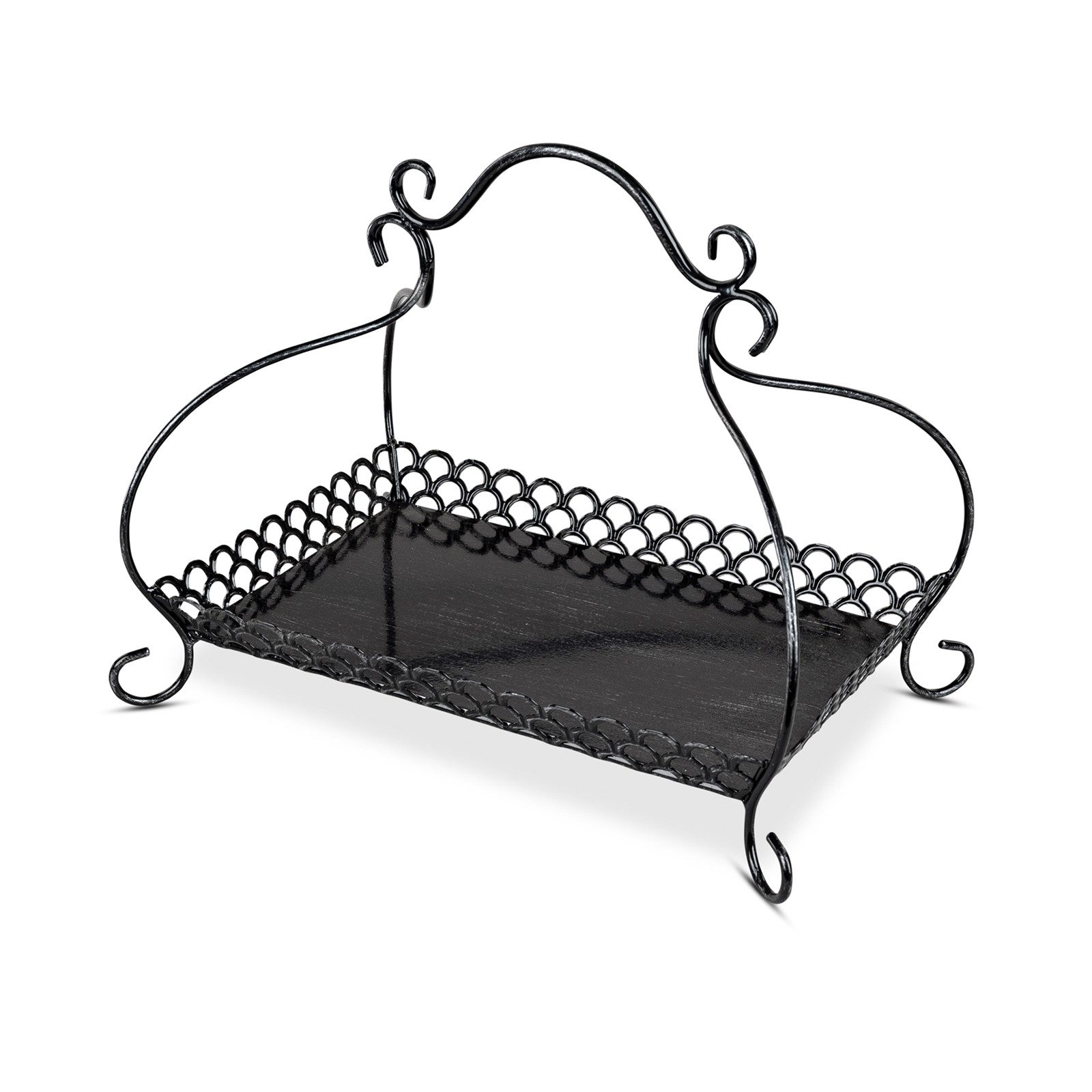 formano Obstschale Korb aus Metall Hyde Park, Metall, (1-tlg), Obstschale Servierplatte