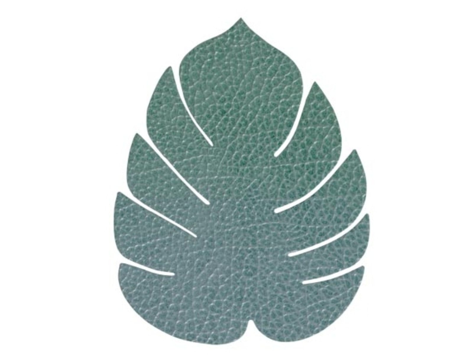 LIND DNA Platzset HIPPO Подставки Monstera Leaf pastel green 14x12, Glass Mat Monstera Leaf Hippo Pastel Green