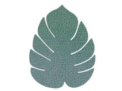 Platzset, HIPPO Untersetzer Monstera Leaf pastel green 14x12, LIND DNA