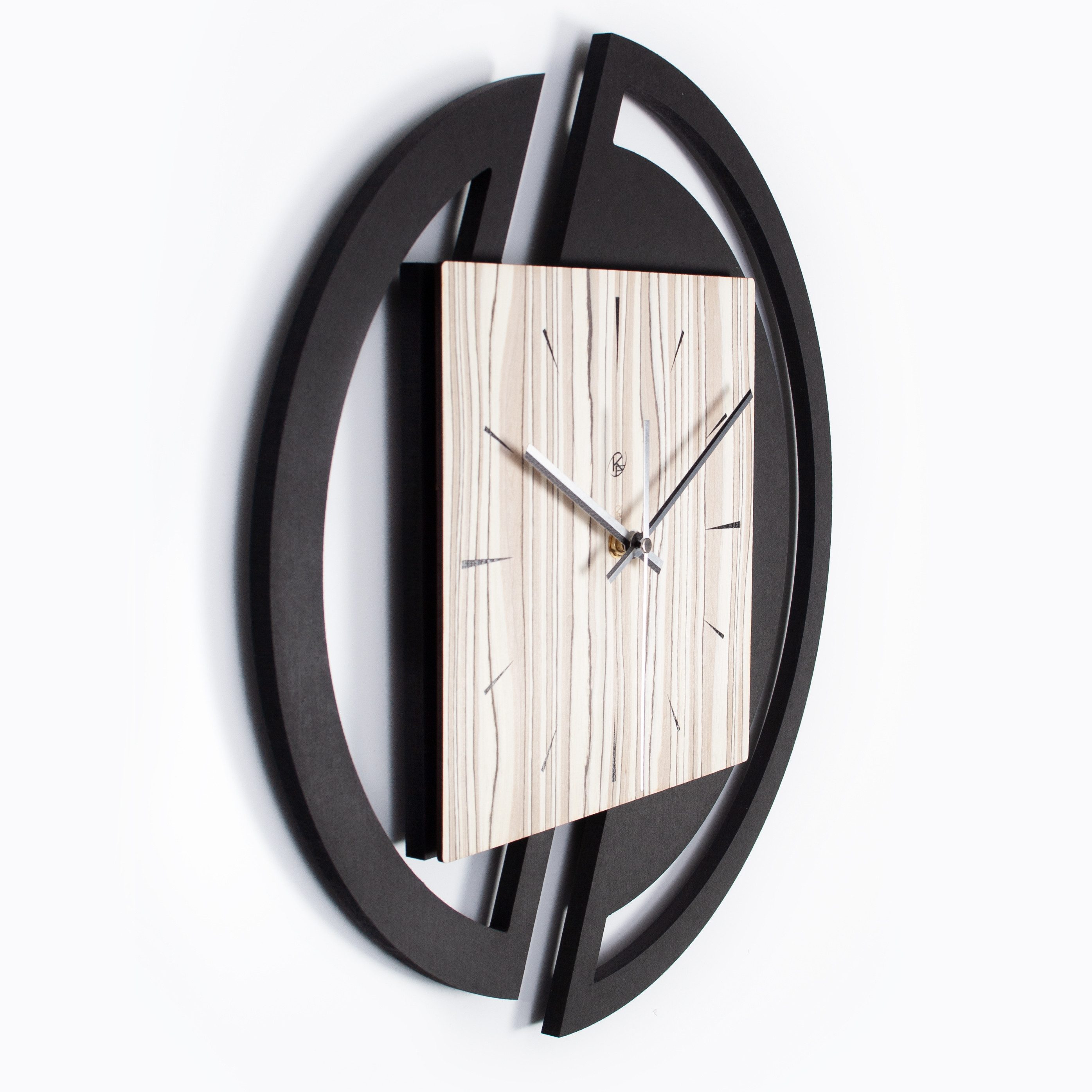 Kreative Feder Wanduhr Runde Designer-Wanduhr aus günstig online kaufen