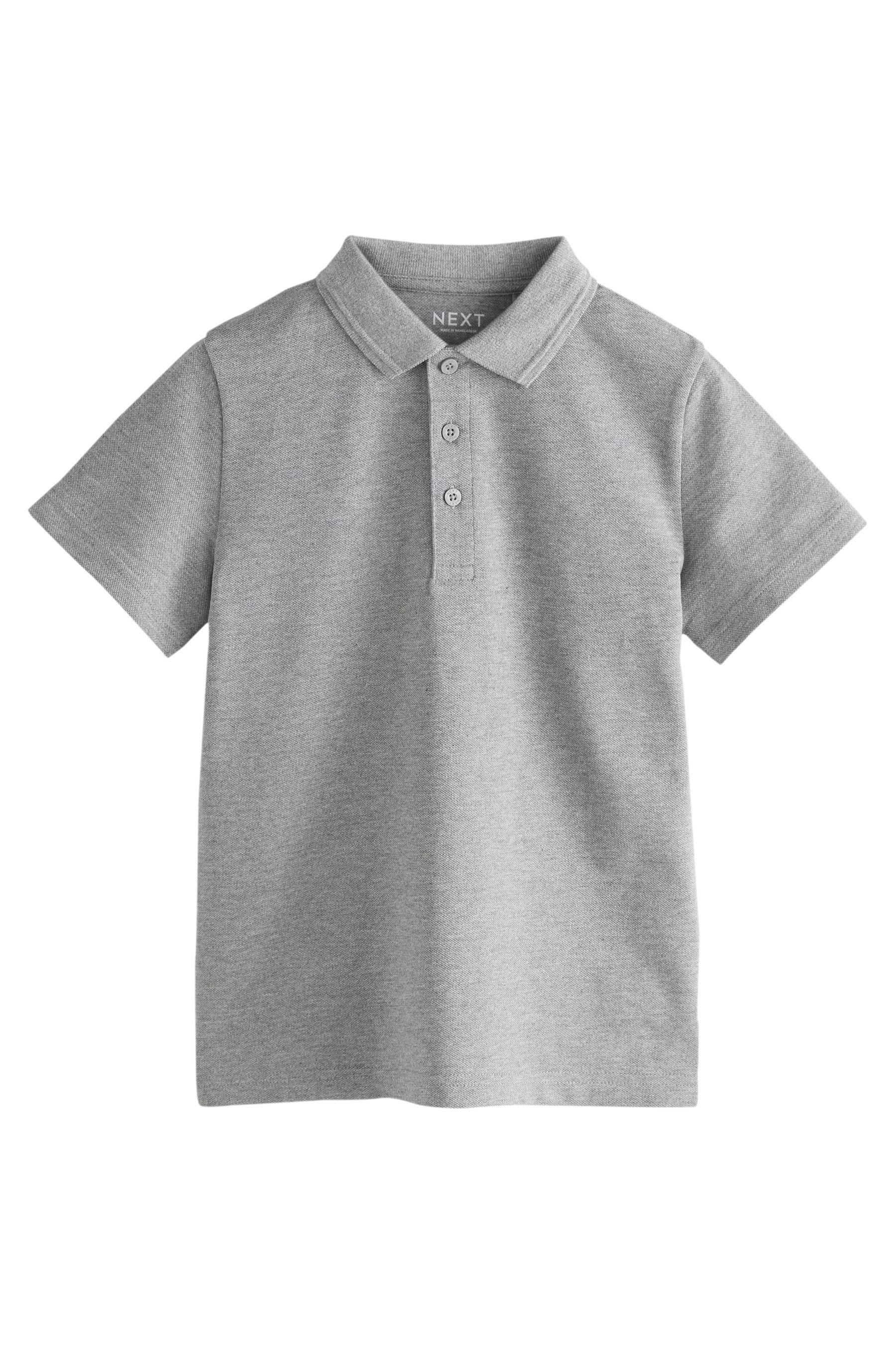Next Poloshirt Schul-Poloshirts aus Baumwolle im 2er-Pack (2-tlg) – Bild 3 von 5