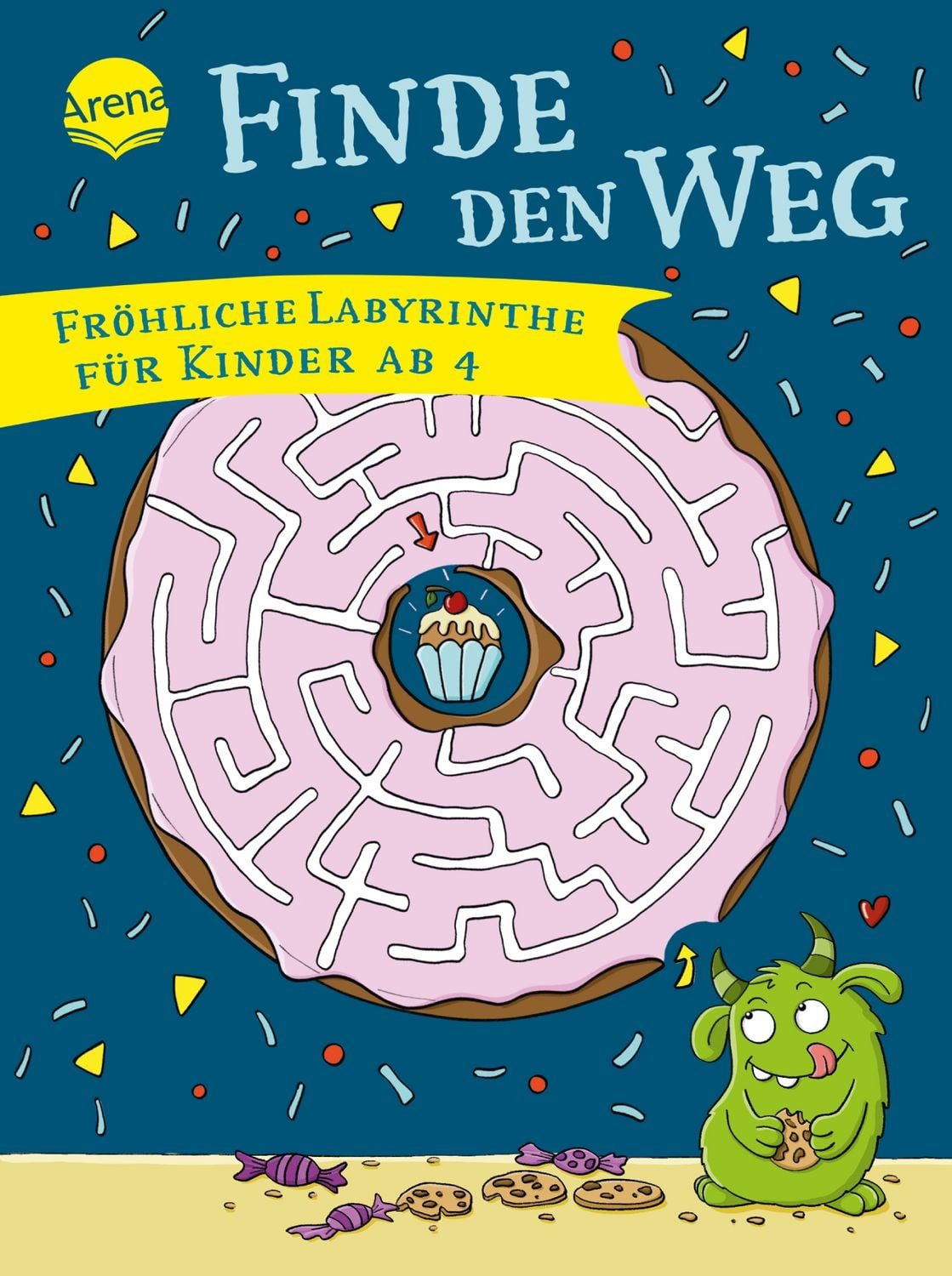 Finde den Weg. Fröhliche Labyrinthe für Kinder ab 4 / Melanie Kraft