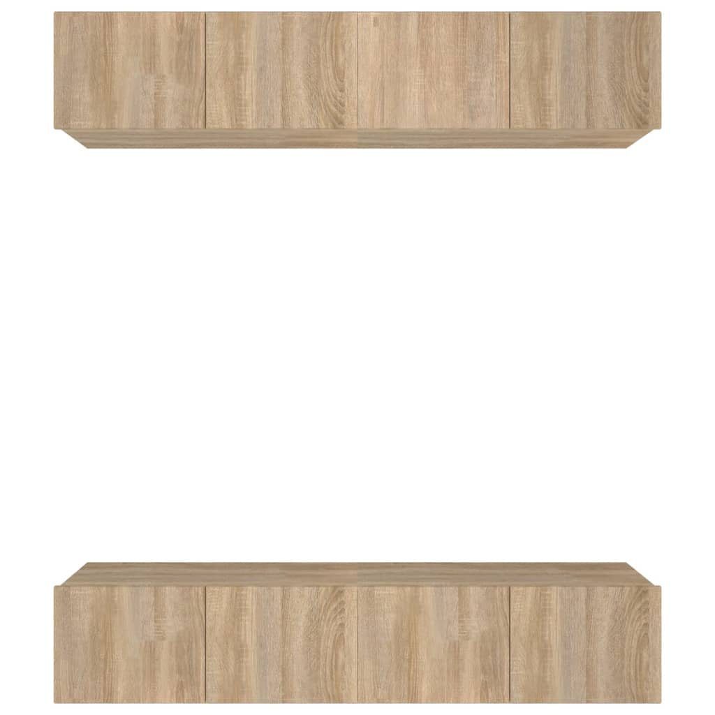 furnicato TV-Schrank TV-Schränke Sonoma-Eiche Holzwerkstoff Stk. 4 cm 80x30x30