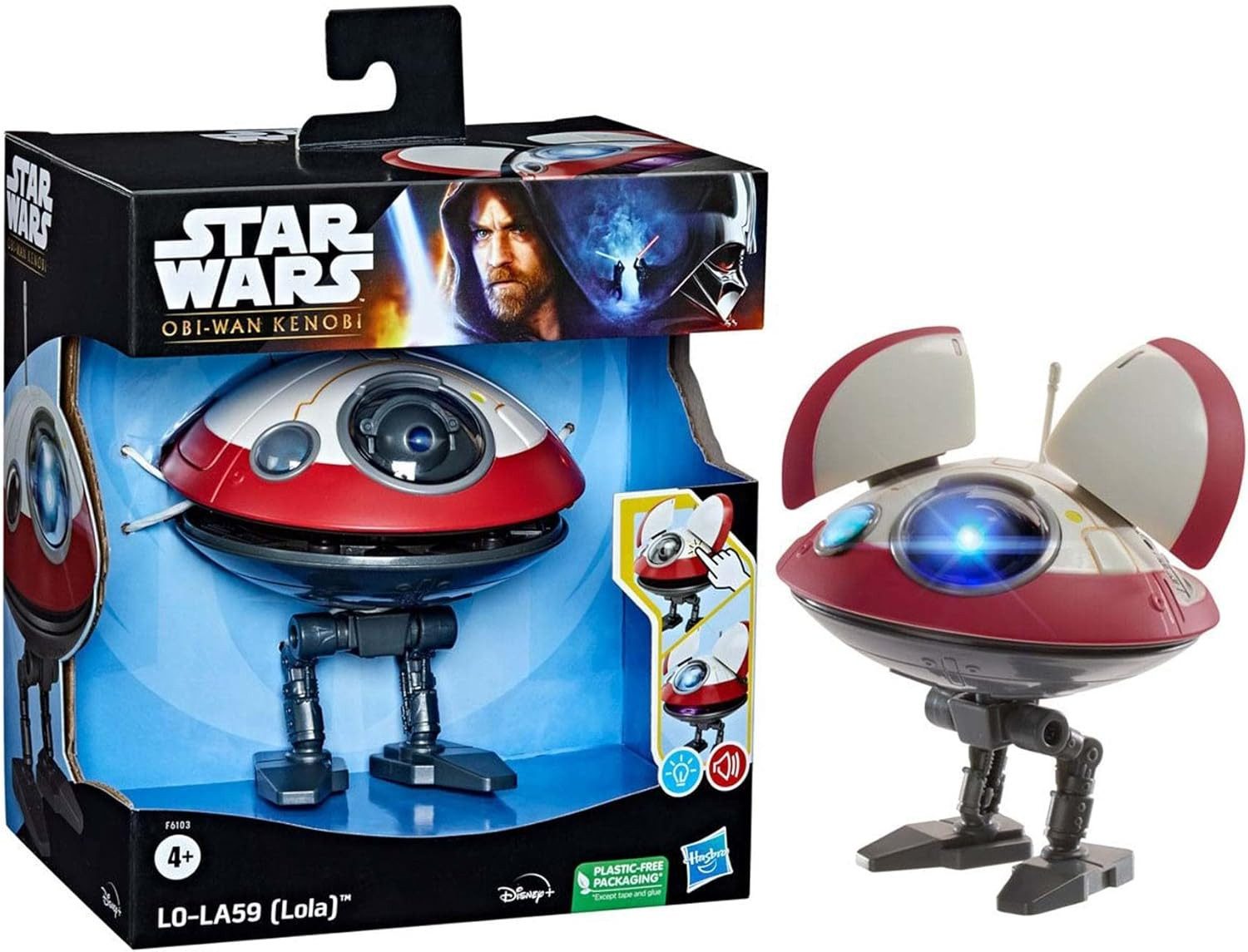 Hasbro Actionfigur HASBRO Star Wars L0-LA59 (Lola) interaktive elektronische Figur