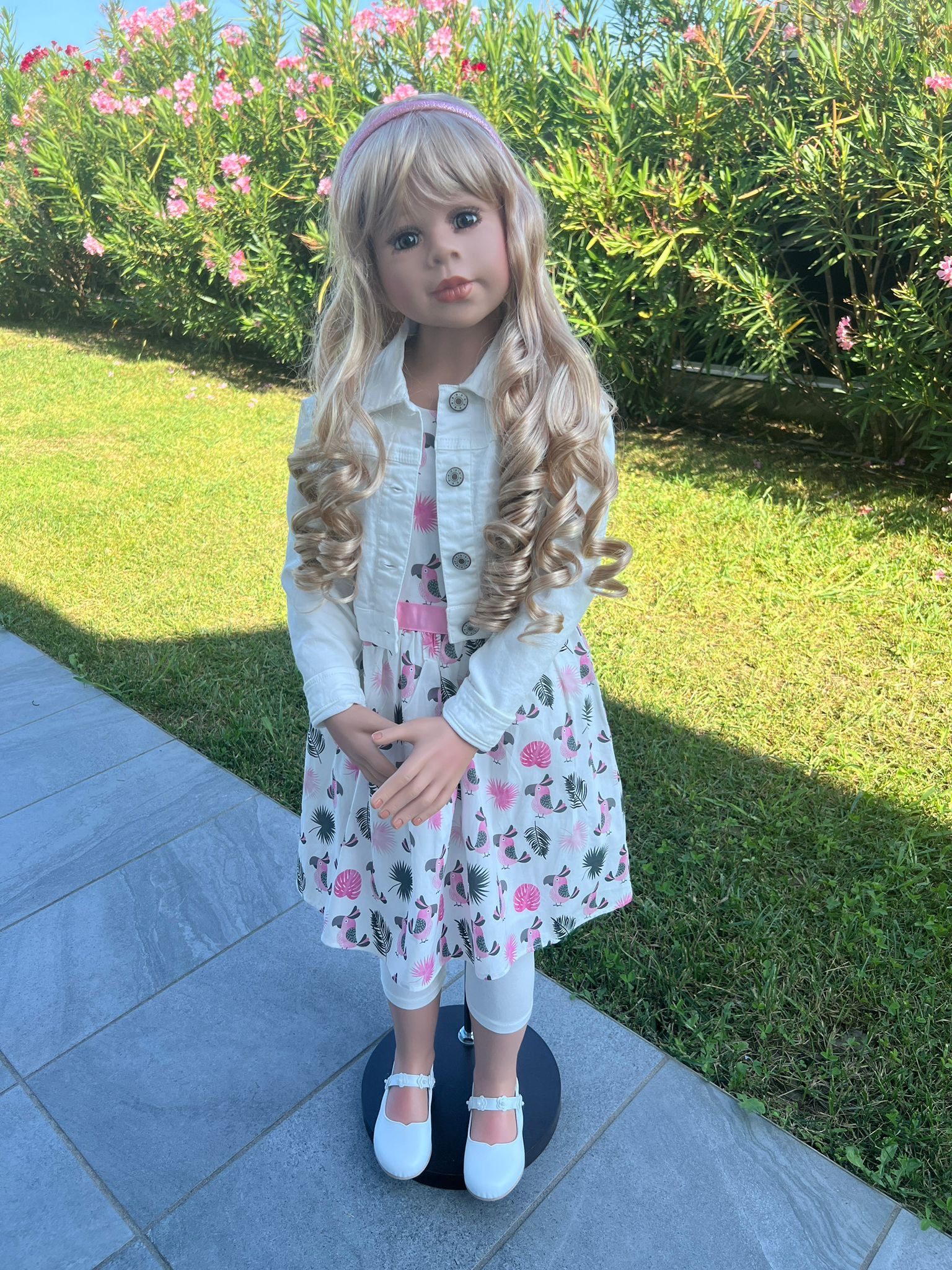 CMTPUPPENGALERIE Stehpuppe Elisa von Monika Levenig - blond - 112 cm (1-tlg)