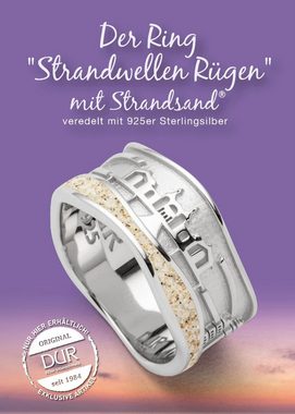 DUR Fingerring DUR Schmuck: Ring "Strandwellen - Rügen" Der Rügenring mit Strandsand