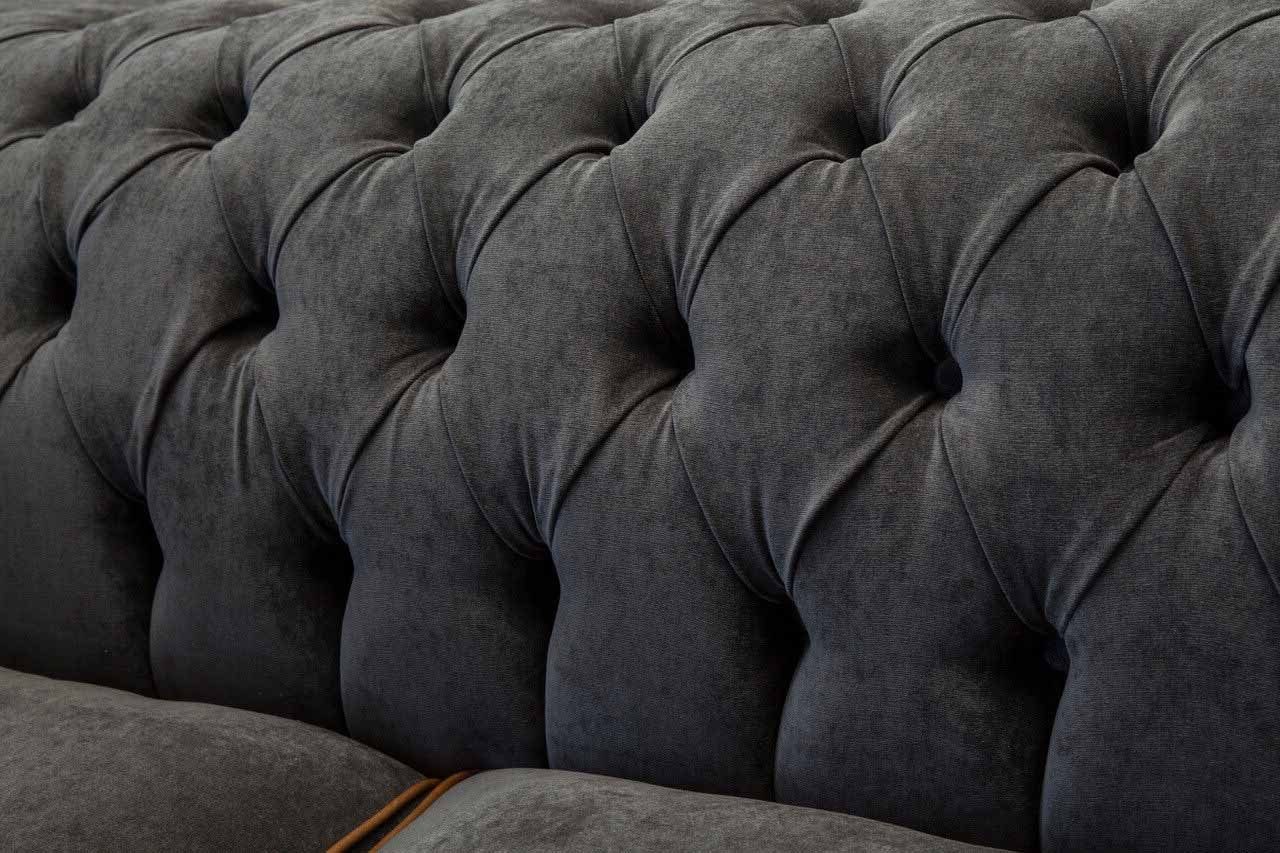 Zweisitzer Chesterfield Chesterfield-Sofa, Sofas Design Wohnzimmer JVmoebel Sofa Klassisch