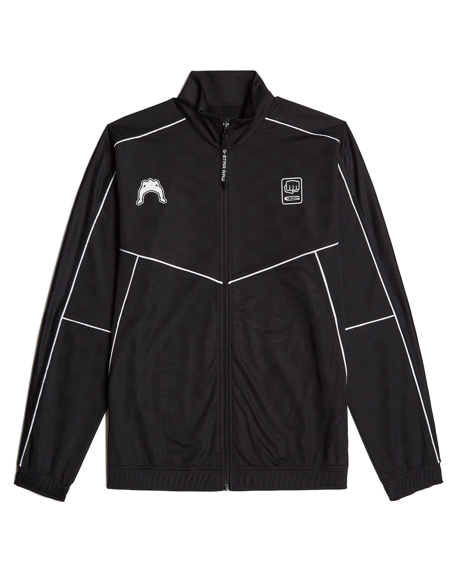 G-STAR T-Shirt Football Track Top Zip Thru