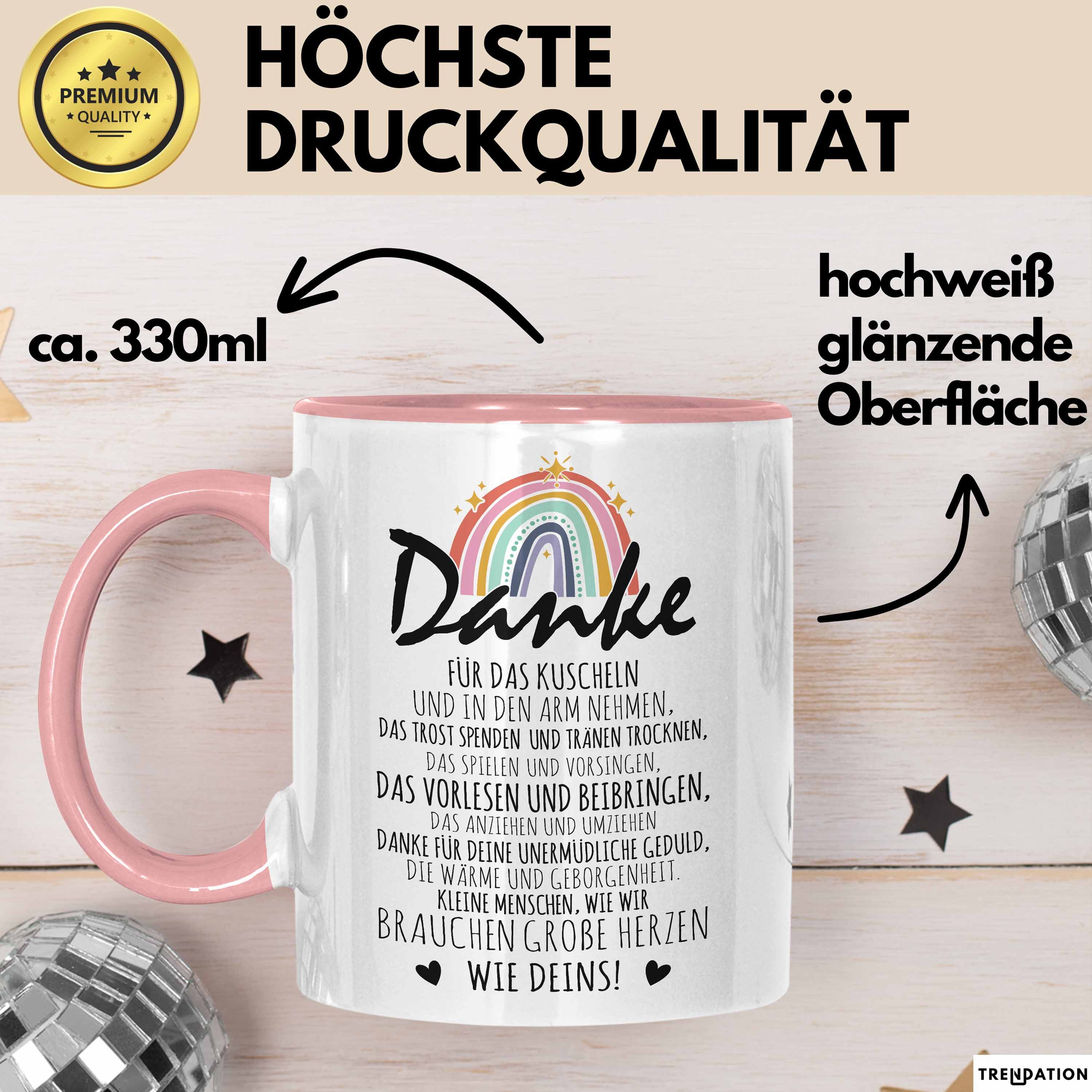 Trendation Tasse Erzieherin Abschiedsgeschenk Tasse Abschied Kindergarten Geschenkidee