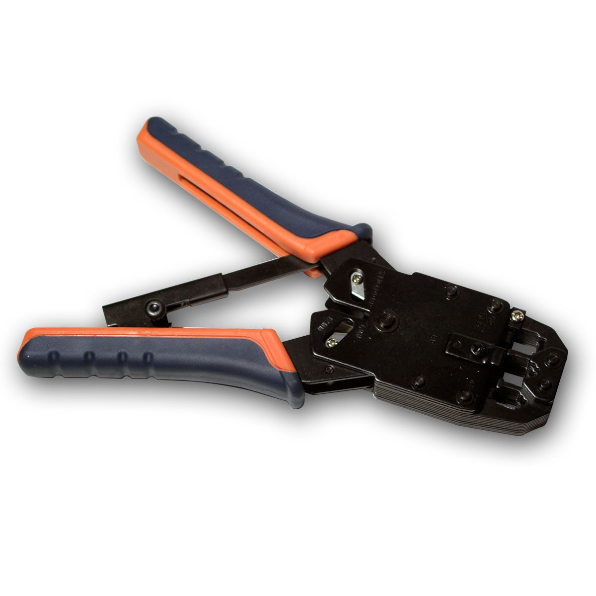 fixPOINT Crimpzange Crimpzange für RJ10 / RJ11 / RJ12 / RJ45