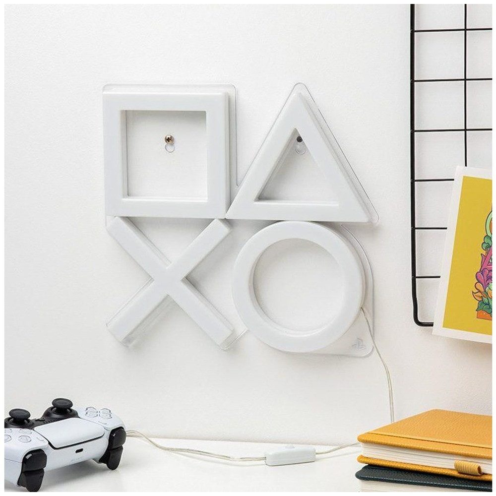 Paladone LED Wandleuchte Playstation, verstellbar, LED, Mit verstellbar und LED.