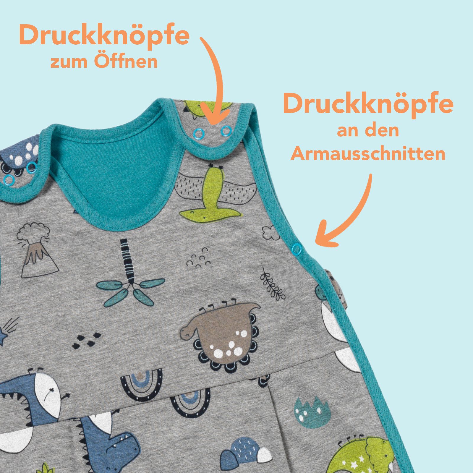 Schlummersack Kinderschlafsack Babyschlafsack, 1.0 Tog OEKO-TEX günstig online kaufen