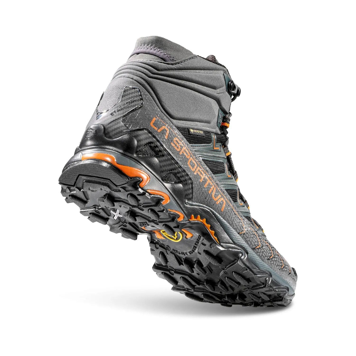 La Sportiva Trail-Laufschuhe Ultra Raptor II Mid GTX (wasserdicht) carbongrau/sun Wanderschuh