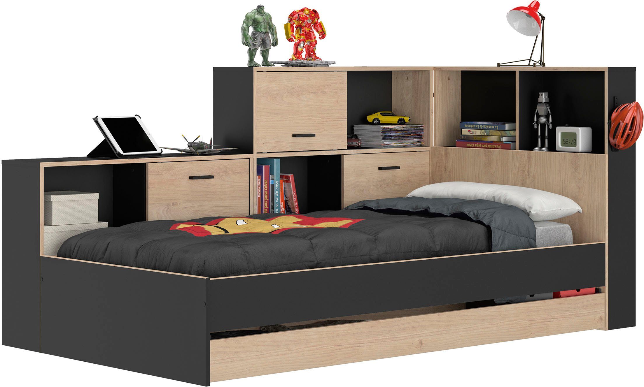 Gami Erwan Youth Bedroom Set (2-piece), Ideal for children's and teenagers' rooms