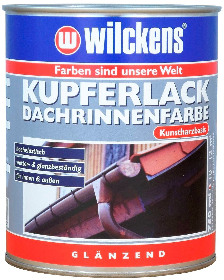 gut Farben Kupferlack Metallschutzlack Wilckens deckend Dachrinnenfarbe,