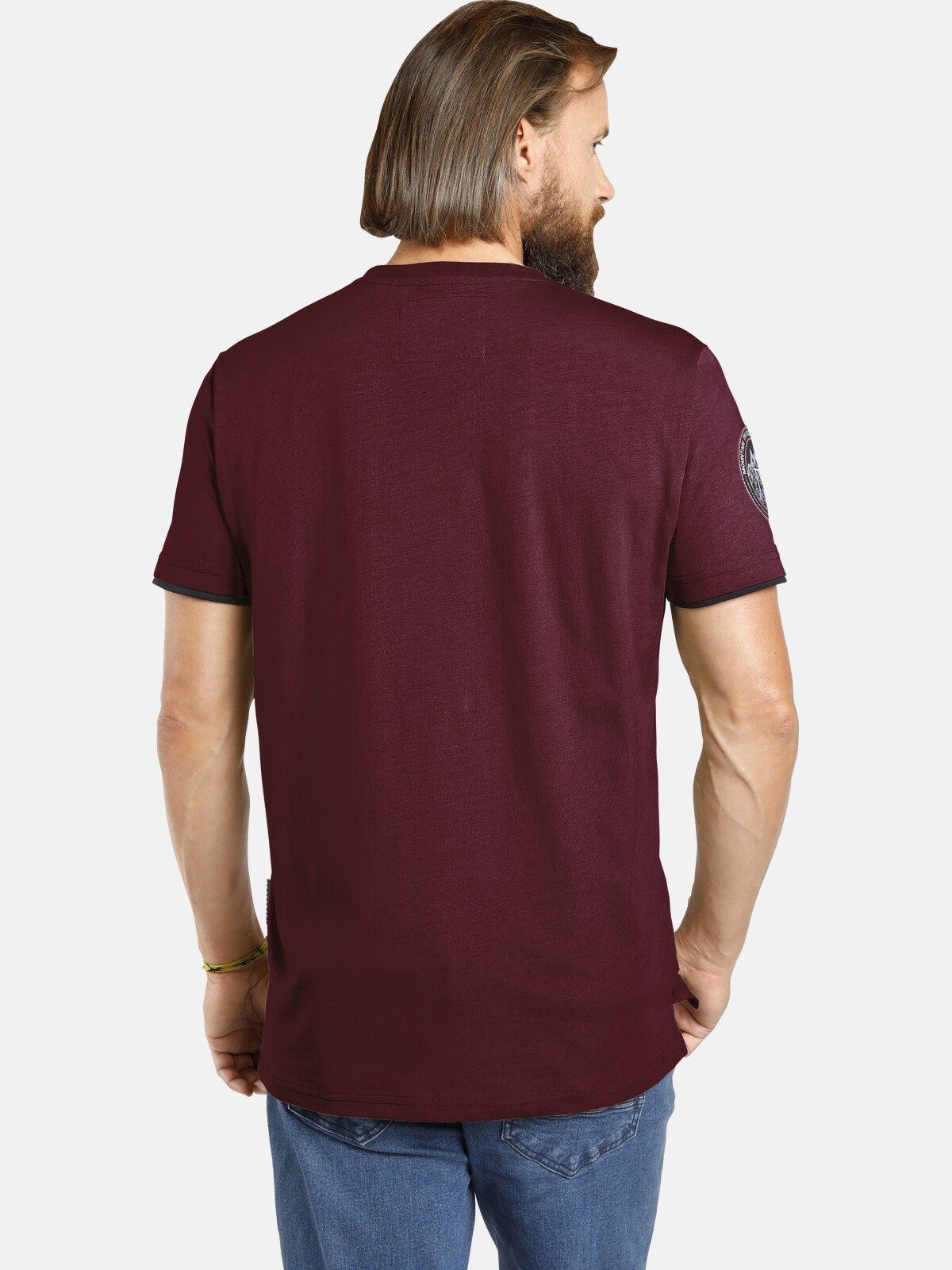 Jan Vanderstorm T-Shirt SÖLVE aus robustem günstig online kaufen