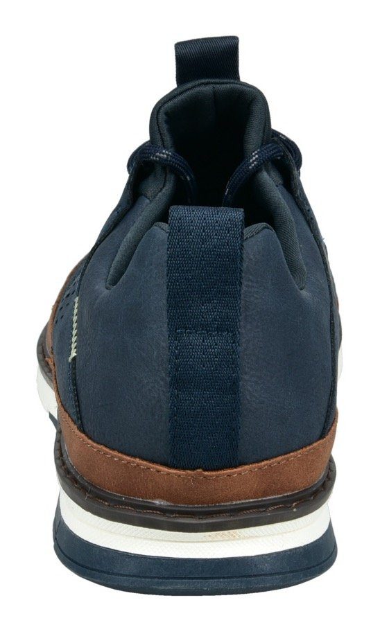 Anziehlasche mit dark bugatti Sneaker (02803043) blue bedruckter