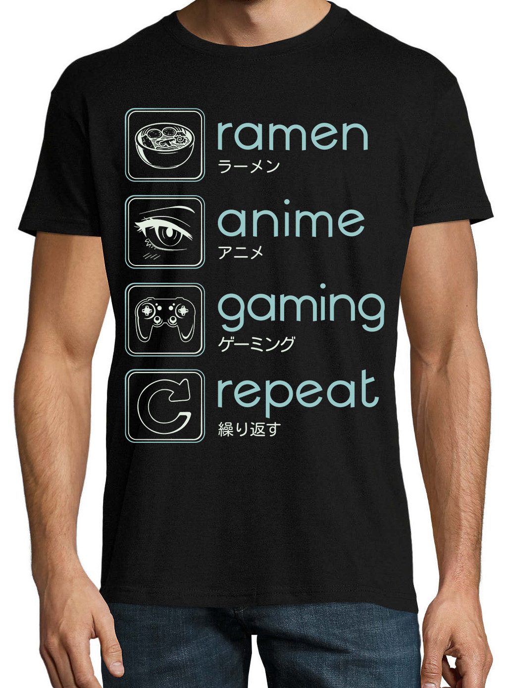 Youth Designz Print-Shirt Ramen Anime Gaming günstig online kaufen