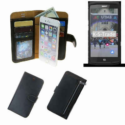 K-S-Trade Handyhülle für Crosscall Trekker-X4, Schutz Hülle Trekker X4 Klapphülle Case Phone cover Slim