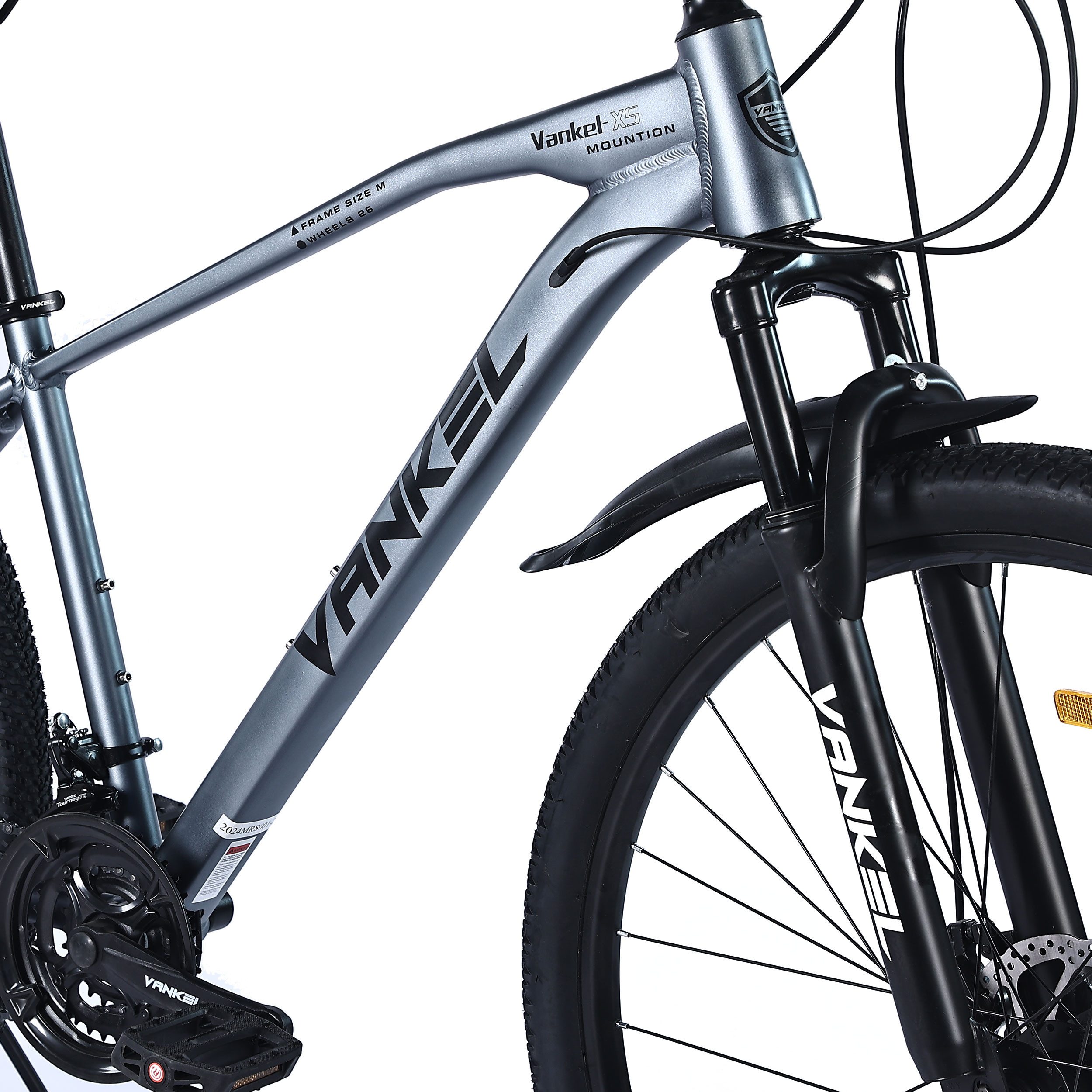 Vankel Mountainbike Fahrrad 29 Zoll MTB für Damen und Herren, Shimano 21 Gang, (mit Schutzbleche), Scheibenbremse, Hardtail Fahrrad, ab 160cm geeignet, Kettenschaltung