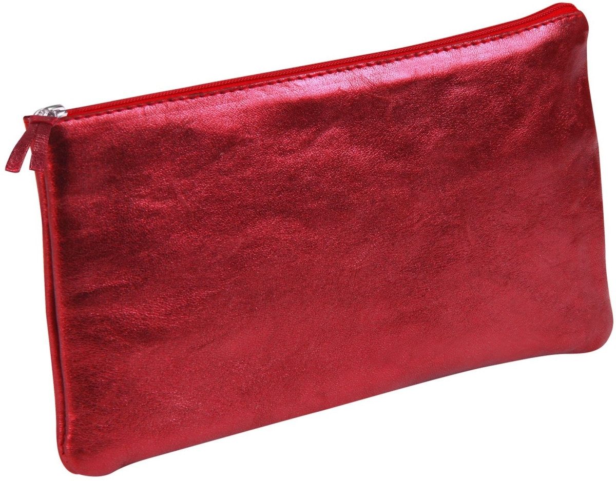 CLAIREFONTAINE Federtasche Schlampermäppchen Leder flach 22x11cm günstig online kaufen