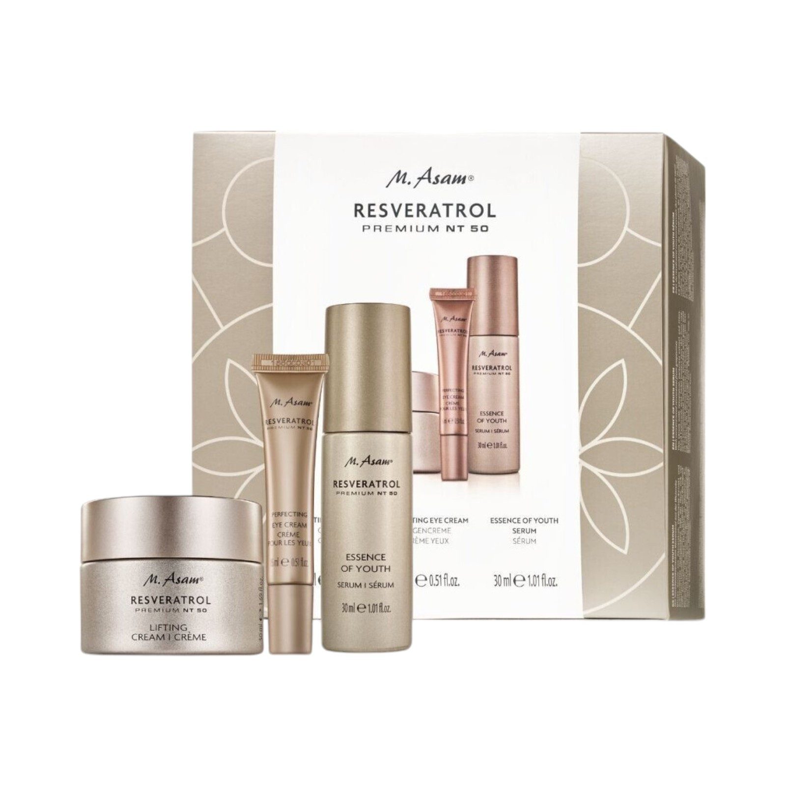 Pflege-Geschenkset RESVERATROL PREMIUM NT50 Straffende Pflege