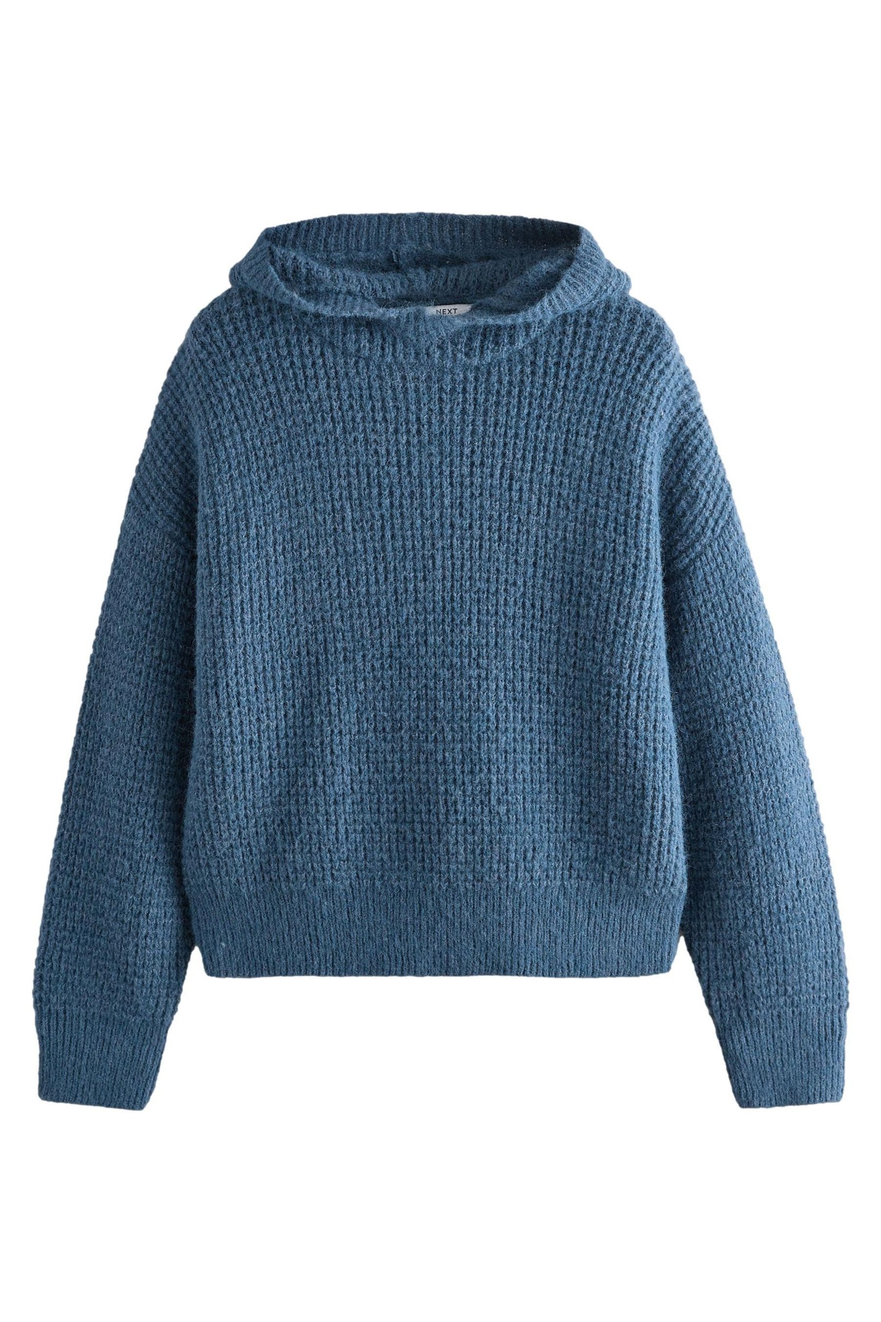Next Strickpullover Lockeres Kapuzensweatshirt mit Ziernähten günstig online kaufen