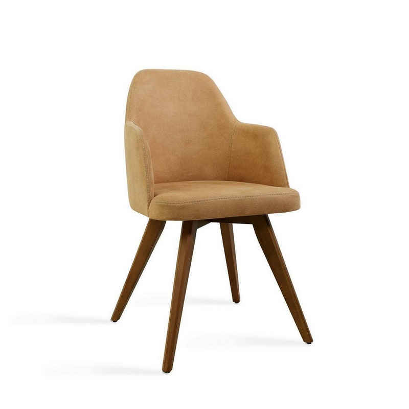 JVmoebel Armlehnstuhl Designer Möbel Stuhl mit Armlehnen Modern Esszimmer Einrichtung (1 St), Made in Europa