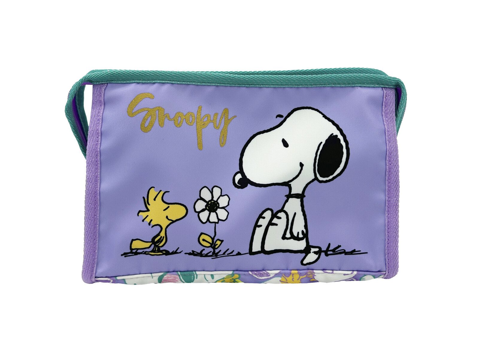 Snoopy Kulturbeutel Necessaire Kulturtasche Kosmetiktasche mit Griff Reiseetui