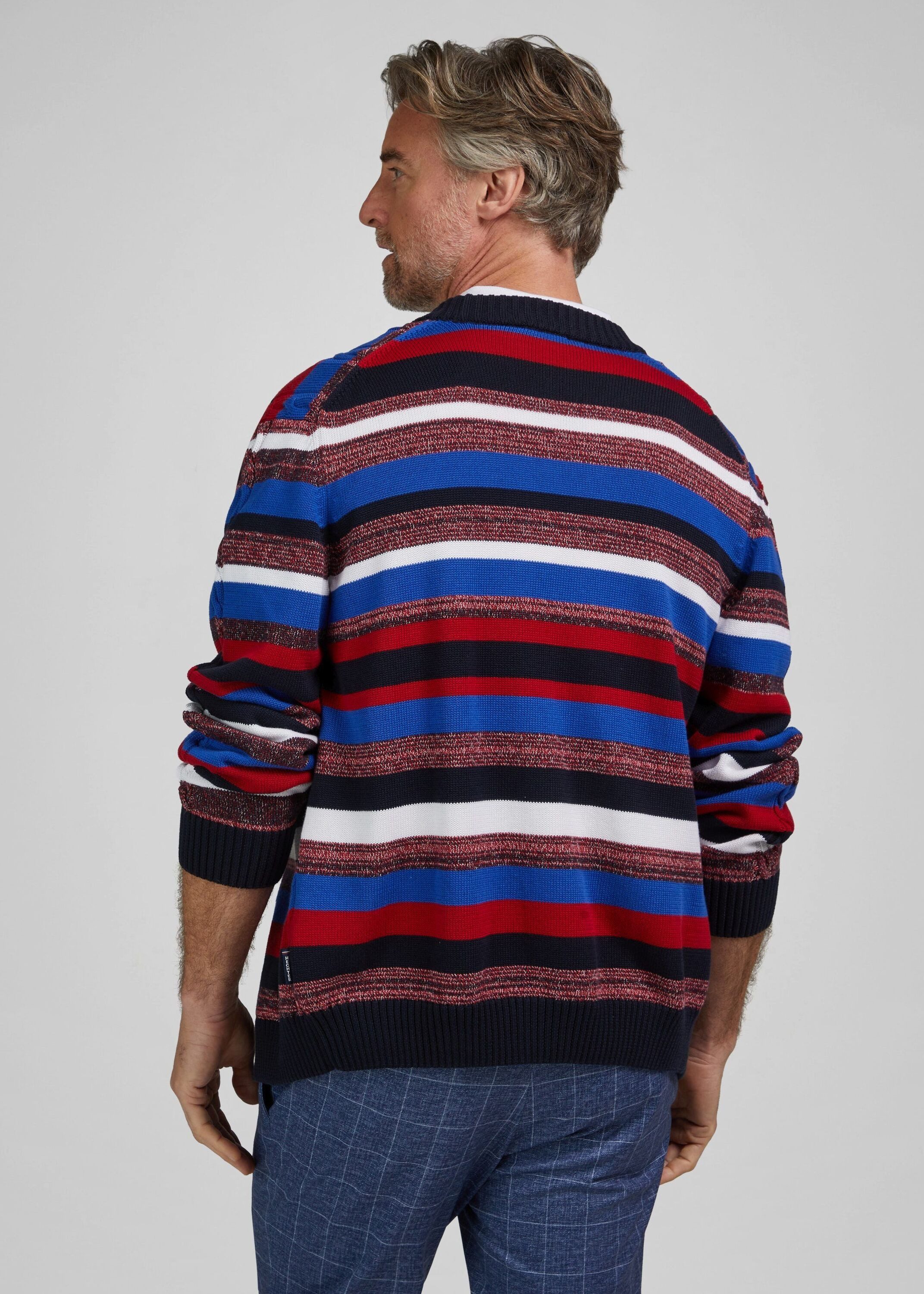 HECHTER PARIS Cardigan Ikonisches Multicolor-Design
