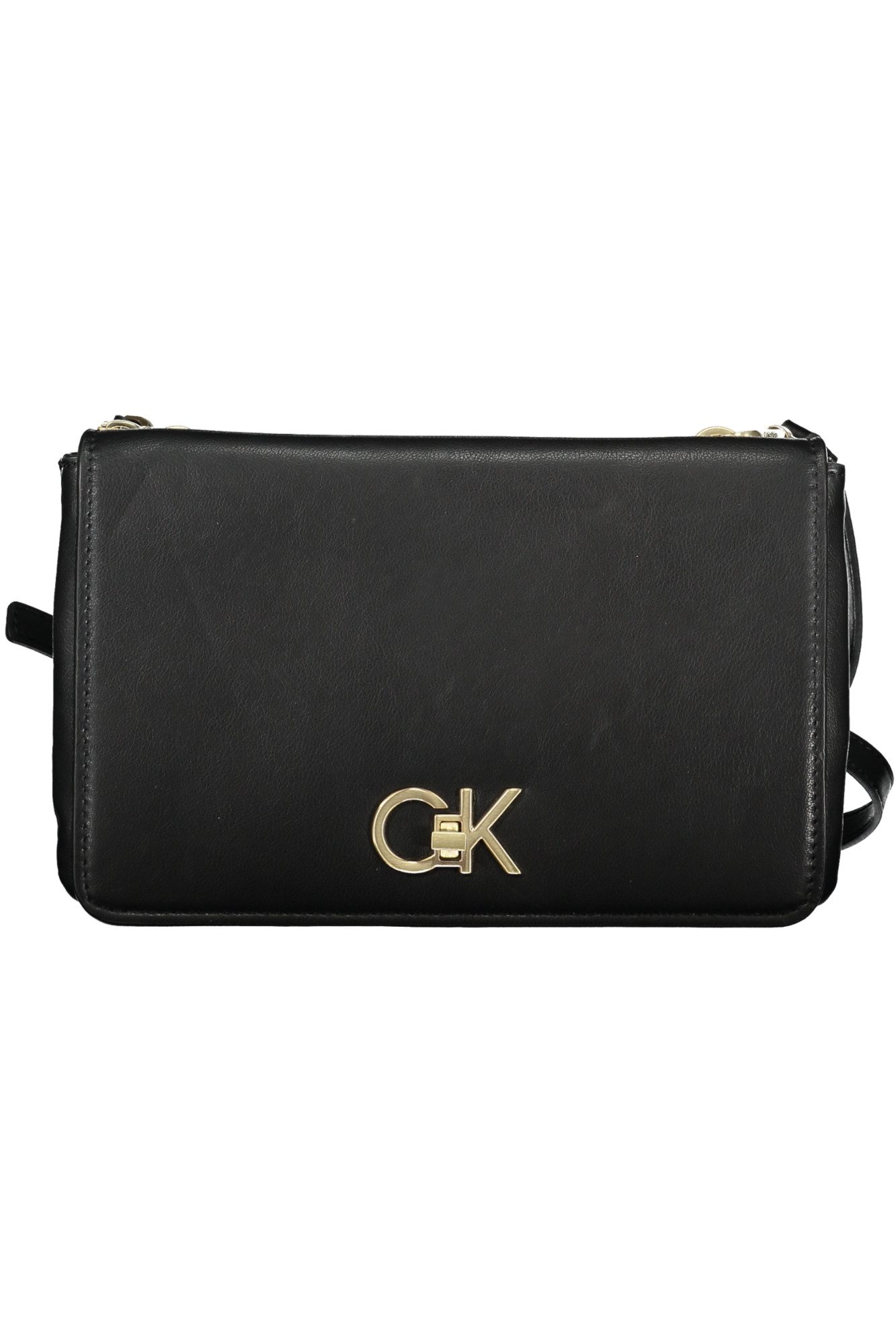 Calvin Klein Jeans Businesstasche, Stylische Damenschultertasche, schwarz mit Recyclinganteil, praktische
