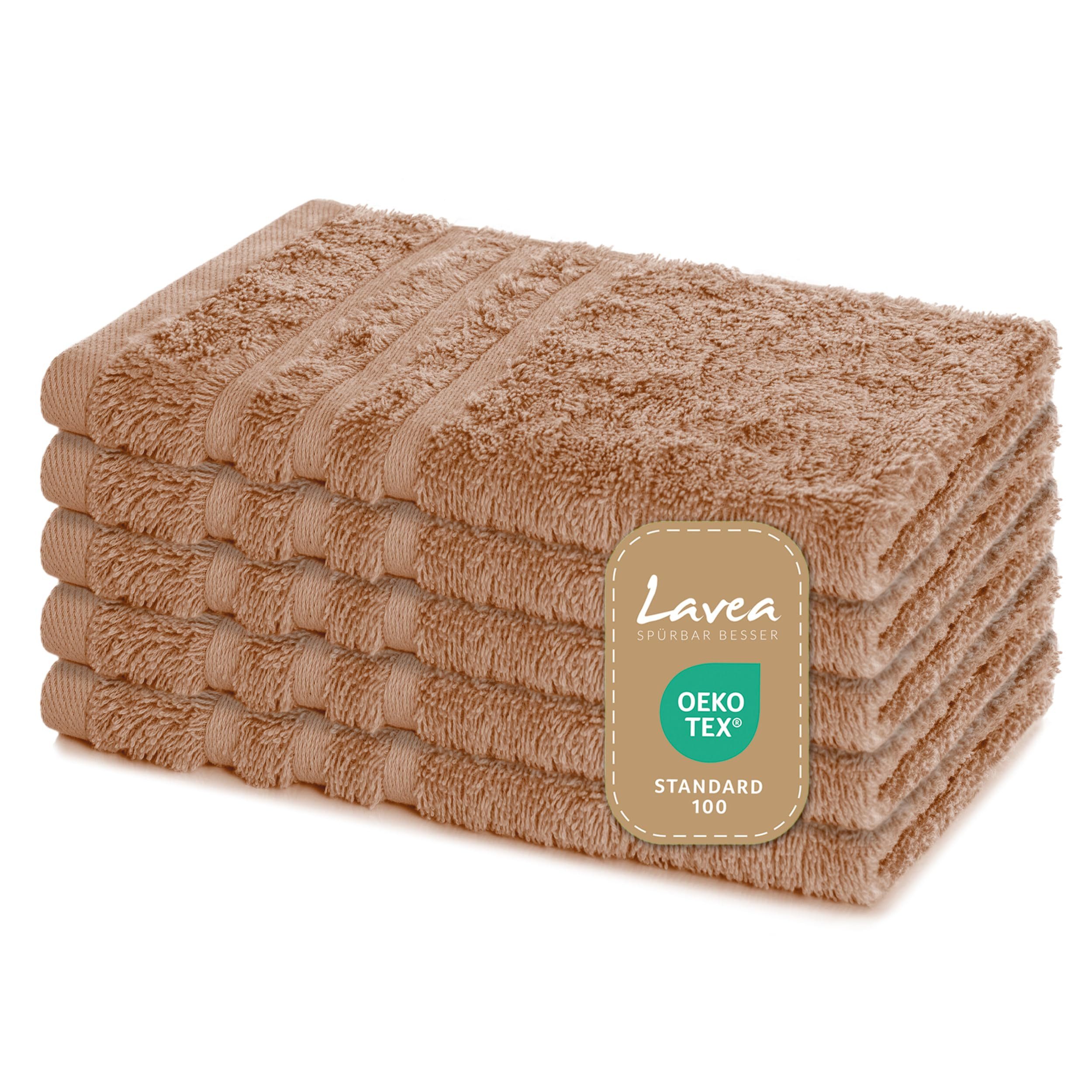 Lavea Handtuch Set saugstarke Frottierserie Elena, günstig online kaufen