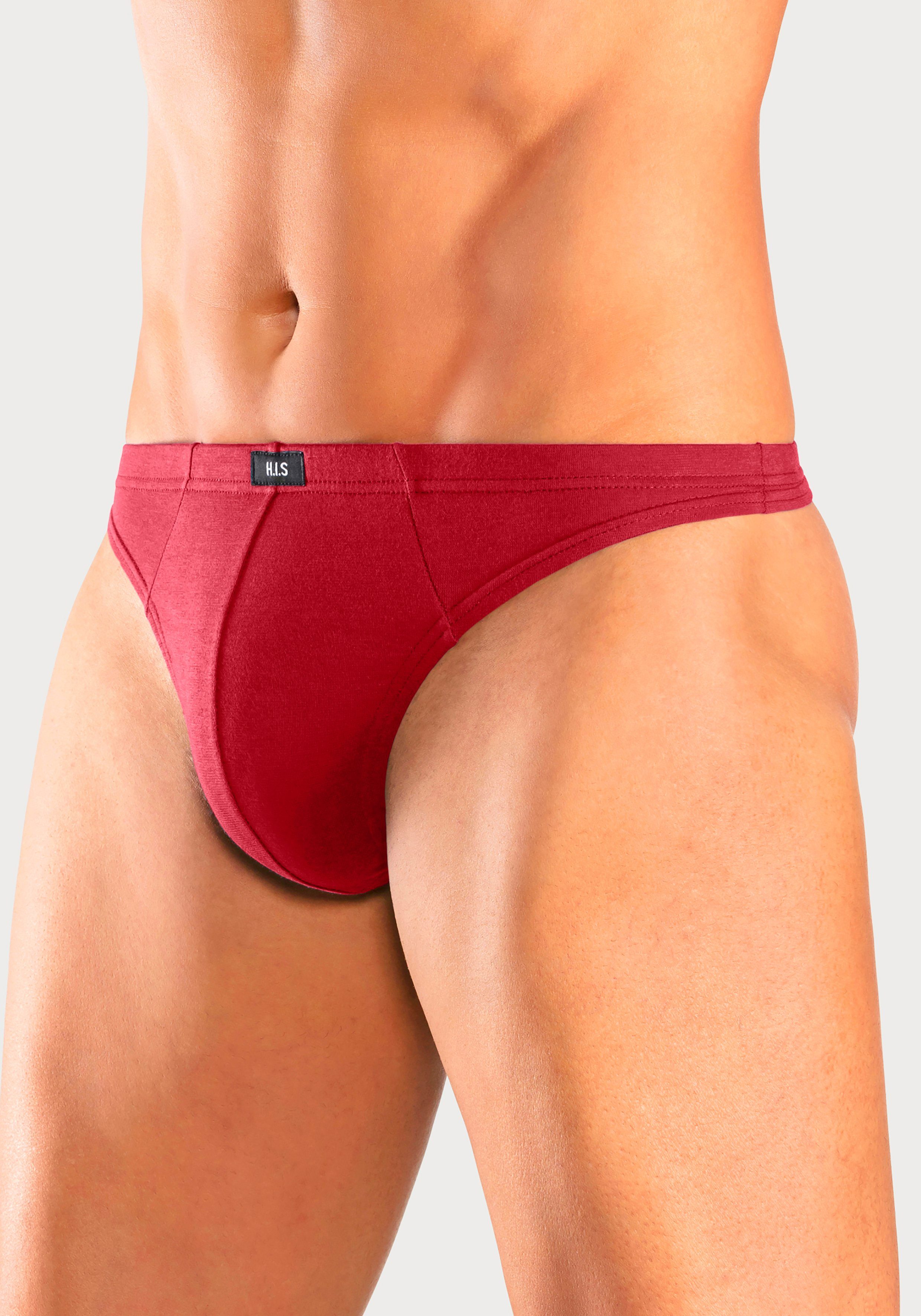 H.I.S String Herren Unterhose (Packung, 5-St) in Baumwollstretch-Qualität