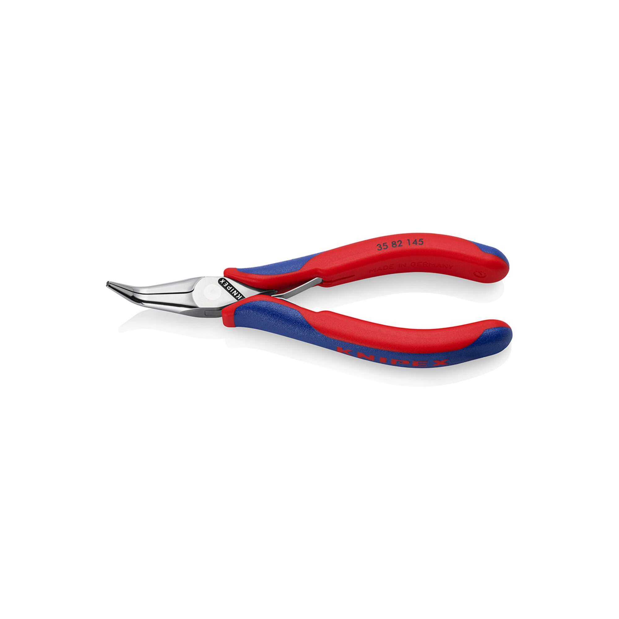 Knipex Kabelzange KNIPEX 35 82 145 Elektronik-Greifzange mit durchgestecktem Gelenk mit