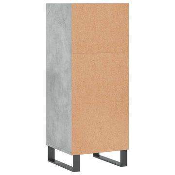 vidaXL Sideboard Sideboard Betongrau 34,5x32,5x90 cm Holzwerkstoff (1 St)