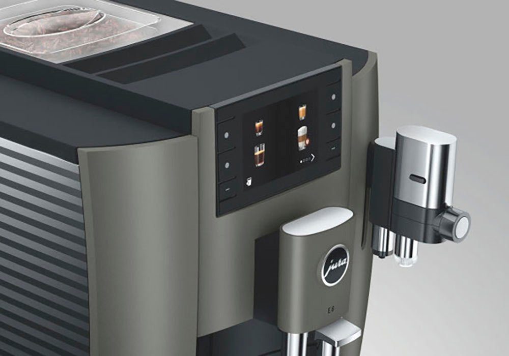 Kaffeevollautomat (EC) E8 Dark JURA Inox 15583