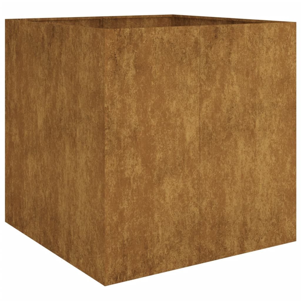 vidaXL Pflanzkübel, Pflanzkasten 80x80x80 cm Cortenstahl günstig online kaufen