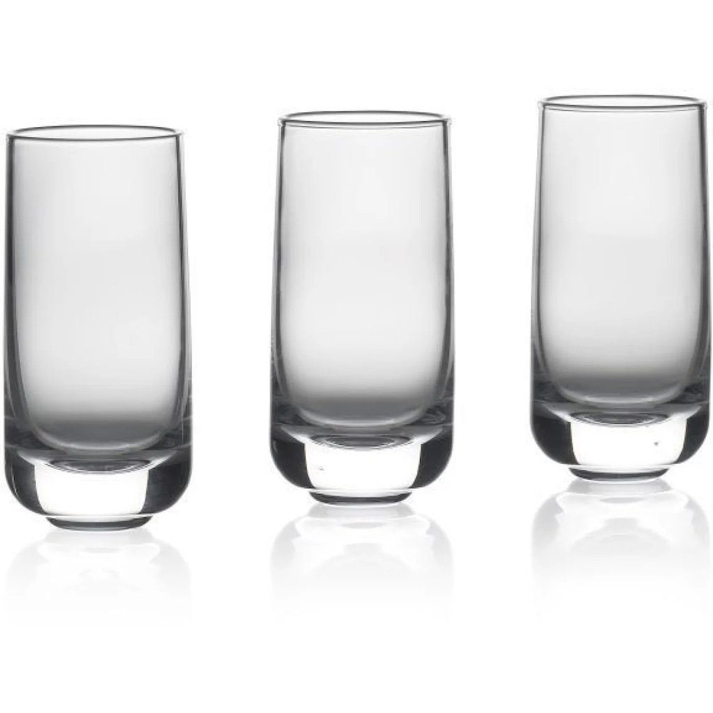 Zone Denmark Schnapsglas Rocks 5cl, Kristallglas, 3-teilig mundgeblasen