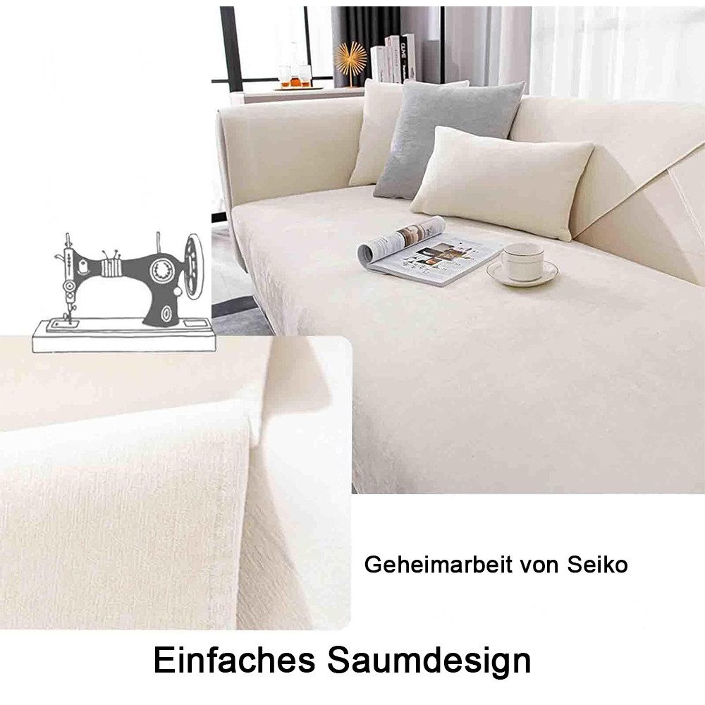 TUWENA Sofabezug Sofabezug für alle Jahreszeiten, Sofa Abdeckung 1 2 3 4 Sitzer