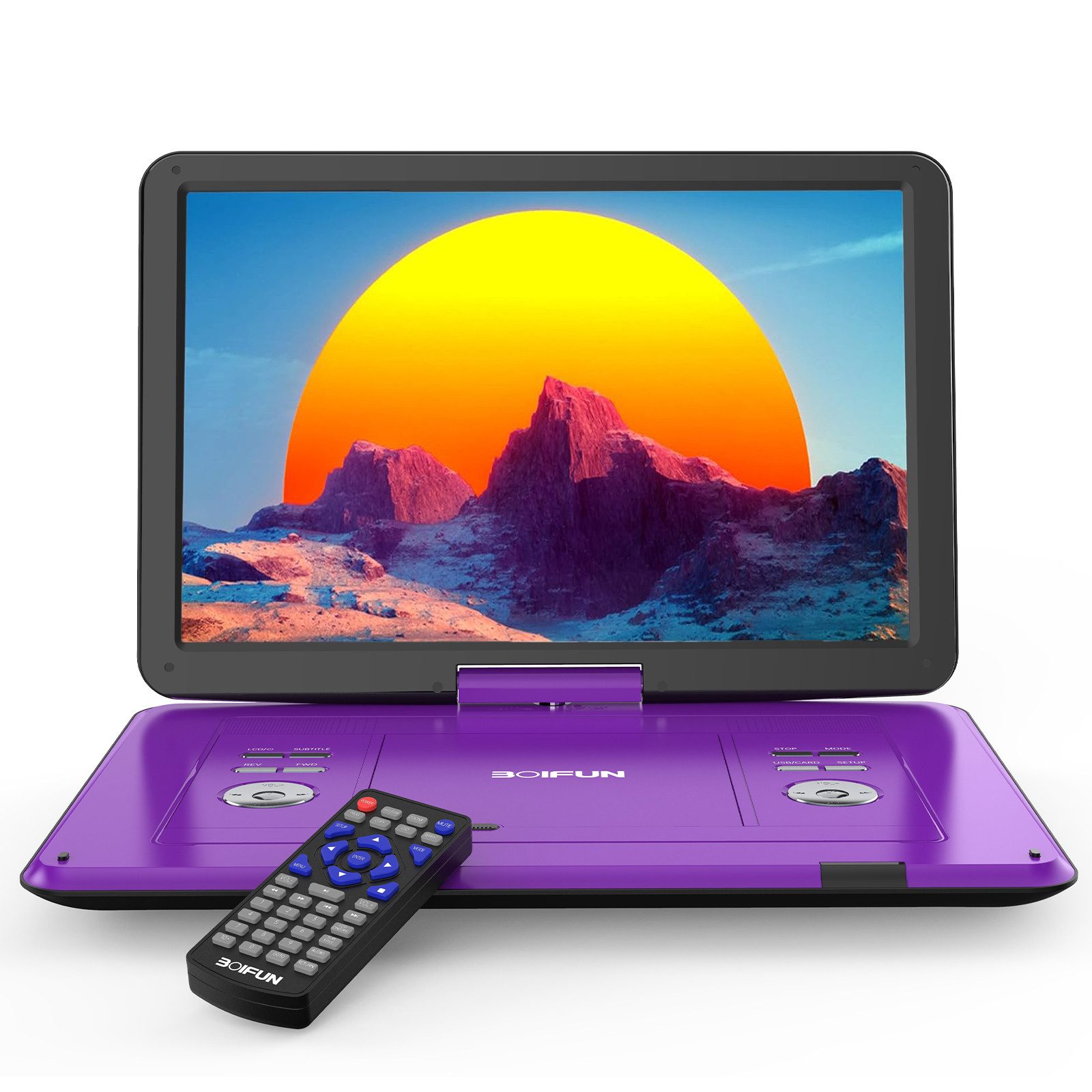 Boifun 17,5’’ Tragbarer DVD Player mit 15,6’’ HD Display HD-Bildschirm ...